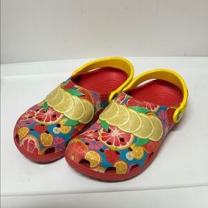LIMITED EDITION Fruit Crocs Fruit Citrus Crocband Clog